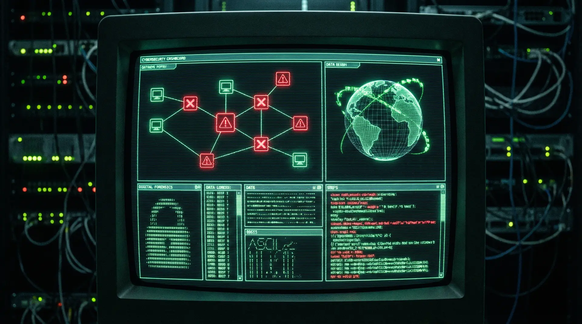 网络威胁态势监控仪表盘